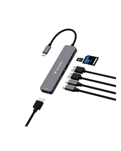 Hub USB C Multiporta 7in1 PD 100W