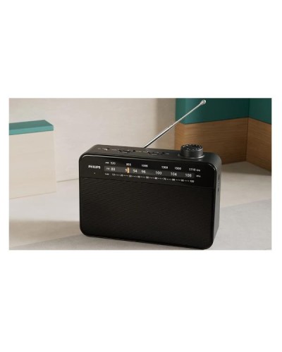 RADIO AM/FM ANALOGICA A BATTERIE/CA (NERO)