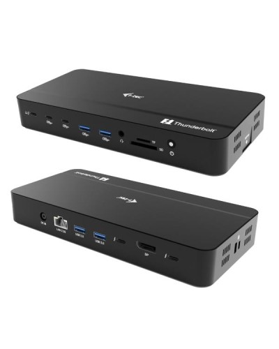 I-TEC THUNDERBOLT 5 Triplo Display, PD140W con alimentatore, Slot M.2 NVMe per espandere lo storage fino a 7000 MB/s