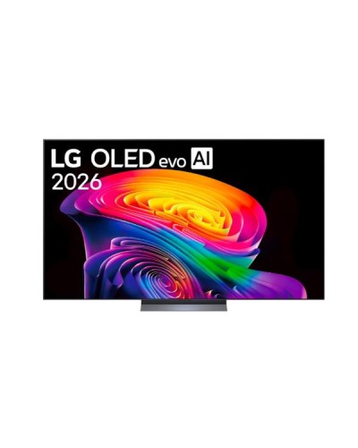 TV OLED EVO AI C6 4K Ultra HD webOS26 55" con base centrale