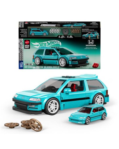 Mattel Brick Shop HW Honda Civic EF Custom ''90