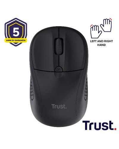 MOUSE WIRELESS - 1600DPI - TRUST PRIMO NERO