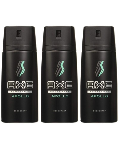 Suihkedeodorantti Axe Apollo 150 ml 3 Kappaletta