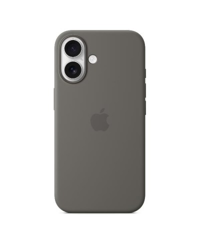 Apple iPhone 16 Silicone Case with MagSafe - Stone Gray