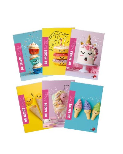 QUADERNI SWEET A4 100GR 10MM - CONF10