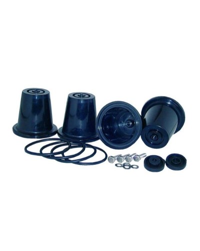 SUPPORTO ANTIVIBRANTE A PAVIMENTO "FERRARI" - KIT COMPLETO CON VITI - CONFEZIONE DA 4 PEZZI