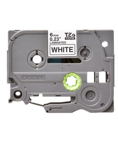 NASTRO TIPO TZ 6MM NERO/BIANCO