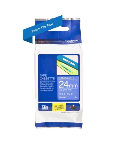 CASS DA 24MM  BIANCO SU SFONDO BLU