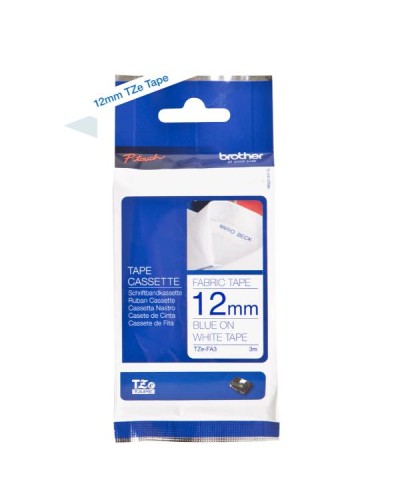 NASTRO TZ 12 MM BLU/BIANCO TESSUTO