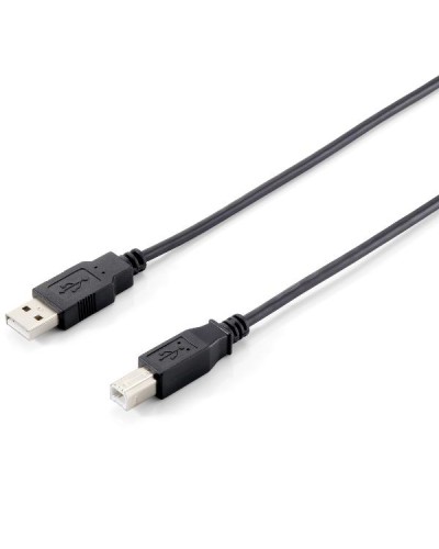 EQUIP - CAVO USB 2.0 da Tipo A a Tipo B, M/M, Nero, 5.0m