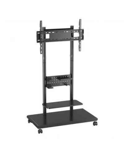 Carrello TV mobile 55-90" con ripiano Pegboard