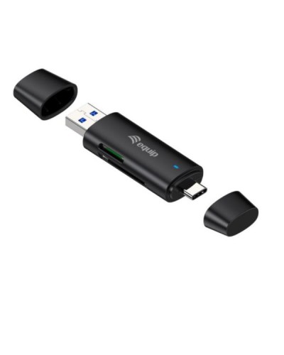 EQUIP Lettore Schede USB 2 in 1, 5Gbps, SD, TF