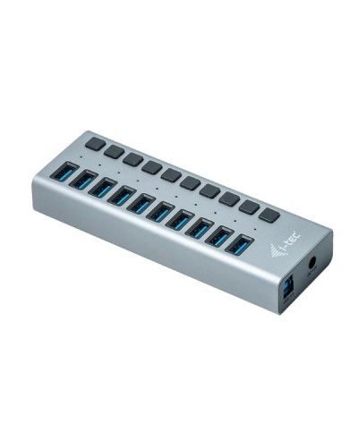 HUB USB-A 3.0 a 10 porte con alimentazione 48W