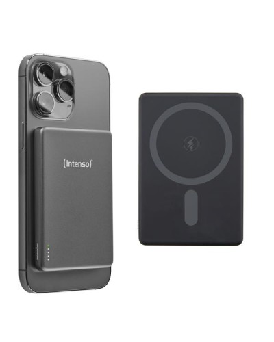 POWER BANK MAG SAFE Intenso MW 5000 mAh Ricarica Wireless Grey
