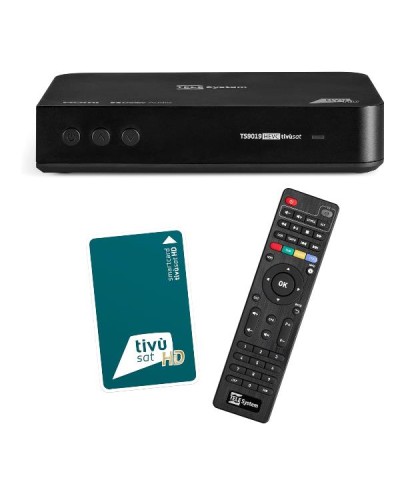 Decoder Satellitare Tivusat HD con Card Classic