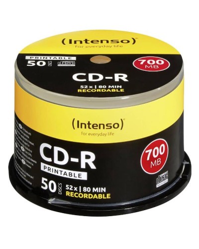 CD-R Intenso 700 MB 50 Pezzi Stampabile Inkjet