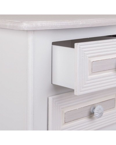 Nightstand Alexandra House Living White 31 x 71 x 38 cm