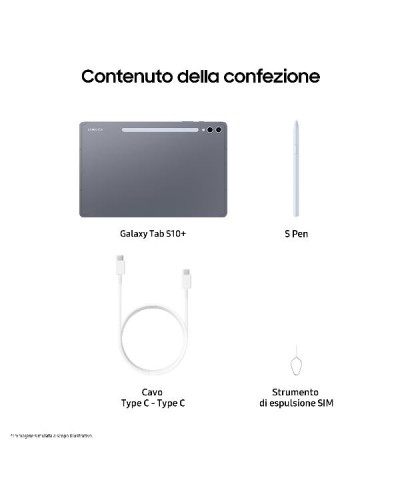 Samsung Galaxy Tab S10+ WiFi 256GB Grigio