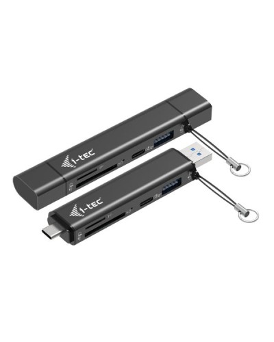 Dongle lettore SD TF 2x USB-A USB-C