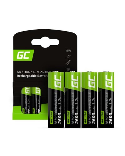Batterie Ricaricabili Green Cell 4xAA HR6 2600mAh