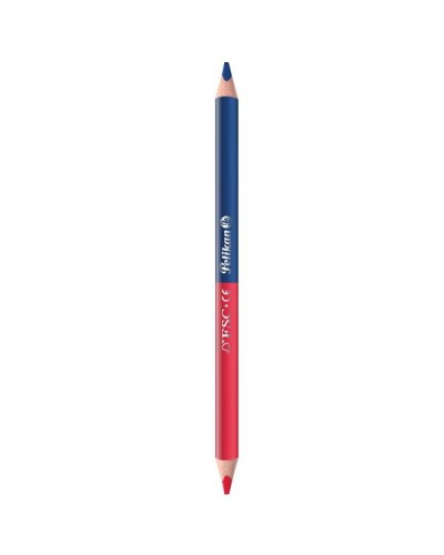 Matita Bicolore Rosso/Blu in Legno