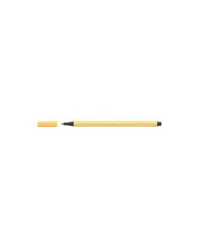 STABILO Pen 68 Pennarello Giallo - Confezione da 10