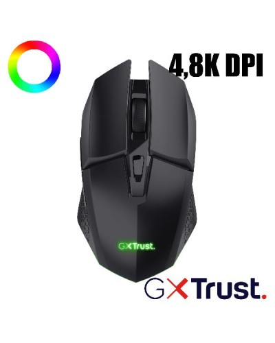 Mouse Gaming RGB Wireless Ricaricabile Trust GXT110 Felox Ne