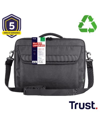 Borsa Laptop Trust Atlanta 15,6" Eco Nero