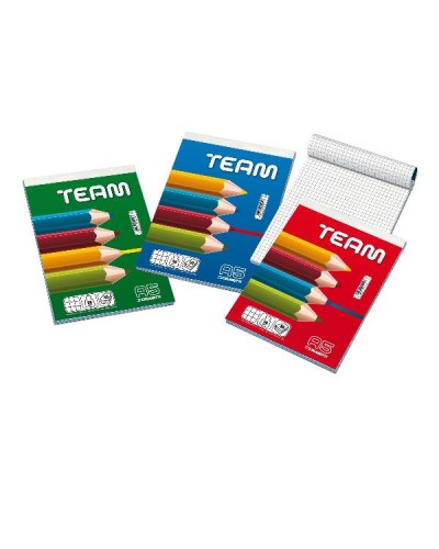 Blocchi TEAM A5 5M 50 Fogli 50gr - Confezione 10