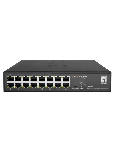 LEVELONE GES-2216 Switch Hilbert 16-Porte Gigabit Smart Lite