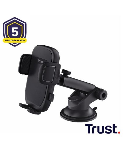 Trust Runo Supporto Telefono Auto Parabrezza Nero