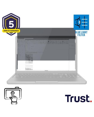 Trust Primo Filtro Privacy 15,6" Touchscreen 60°