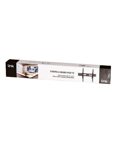 Staffa TV muro 37-70" VESA 400x600 inclinabile 15° max 60kg