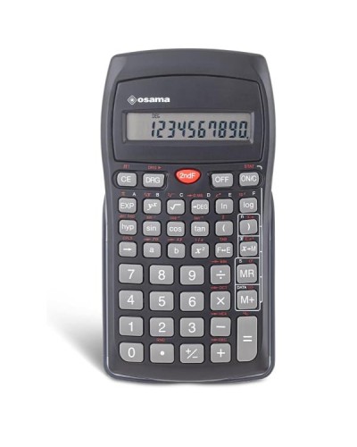 Calcolatrice Scientifica Osama Nera 56 Funzioni