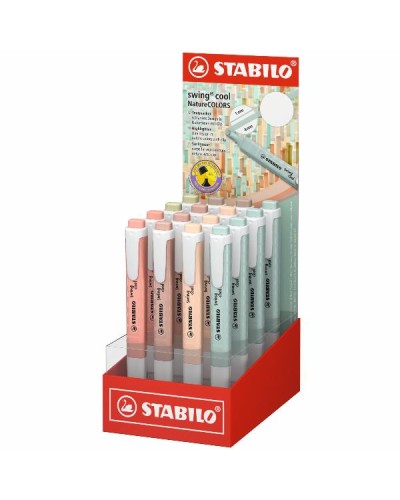 Evidenziatore Stabilo Swing Cool NatureCOLORS 16 pz