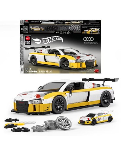 Mattel Brick Shop HW Audi R8 LMS 1:16