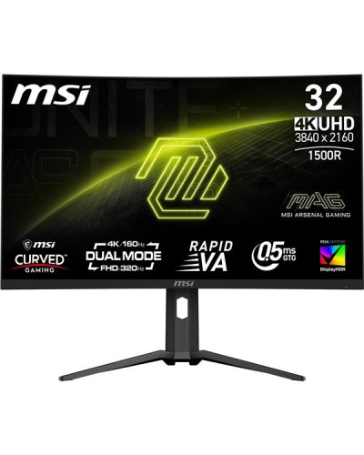 MSI MAG 321CUPDF Monitor Gaming Curvo 31.5" 4K 160Hz