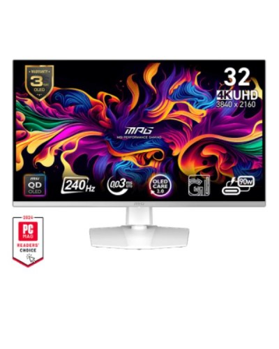 MSI MPG 321URXW QD-OLED Monitor Gaming 4K 240Hz 31.5"