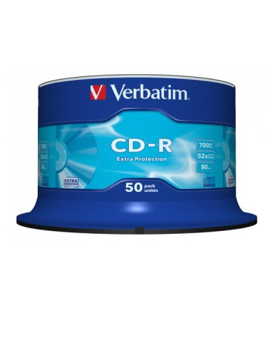 Verbatim CD-R Extra Protection 52x 700MB Campana 50 pz