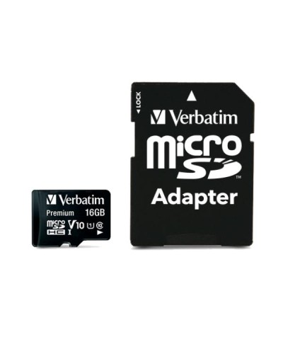 Micro SDHC 16GB Classe 10 con Adattatore