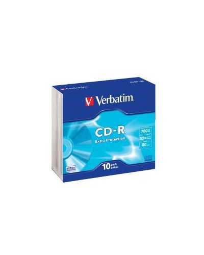 Verbatim CD-R Extra Protection 700MB 10 pz Slim Case