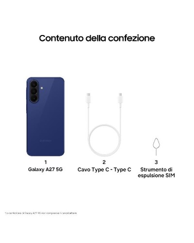 Samsung Galaxy A27 5G 128GB Blu