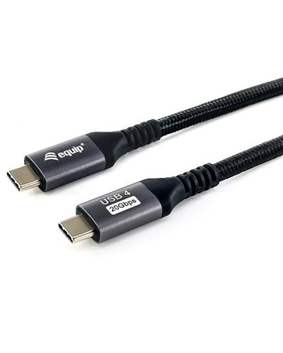 EQUIP Cavo USB 4 Gen 2x2 Type-C M/M 20Gbps PD 100W 2m Nero