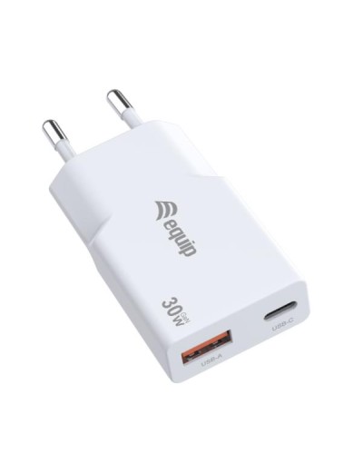 EQUIP Caricabatterie GaN PD 30W 2 porte USB-C + USB-A