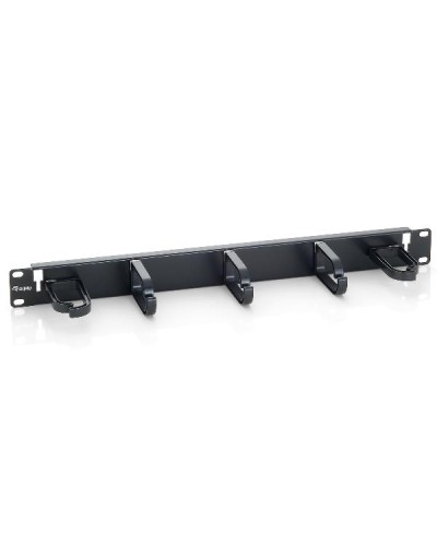 EQUIP Pannello Passa Cavi 19" 1U con 5 Anelli Nero