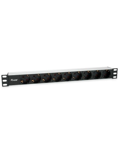 EQUIP Multipresa 9-Bay Schuko 1U 19" Alluminio
