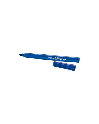 Tratto Office Maxi Penna Punta Fibra Blu (12 pz)