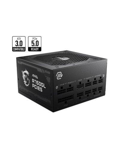 MSI MAG A750GL PCIE5 Alimentatore 750W 80 PLUS Gold