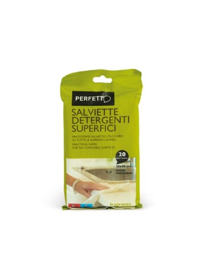 CF20 Salviette Igienizzanti Superfici Limone 20 pz