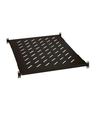 Ripiano fisso per rack 19" prof. 600mm nero 50Kg